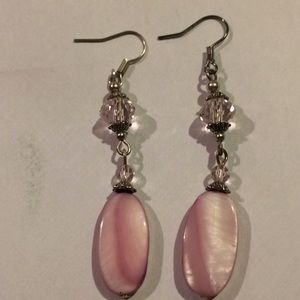 Pink Quartz Earrings